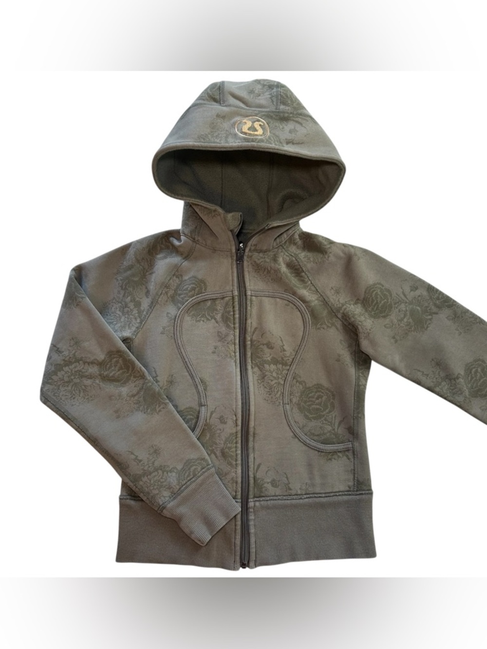 Lululemon Scuba Hoodie II Rare Alberta Lake Rose Special Edition Floral Size 2 - Picture 2 of 8